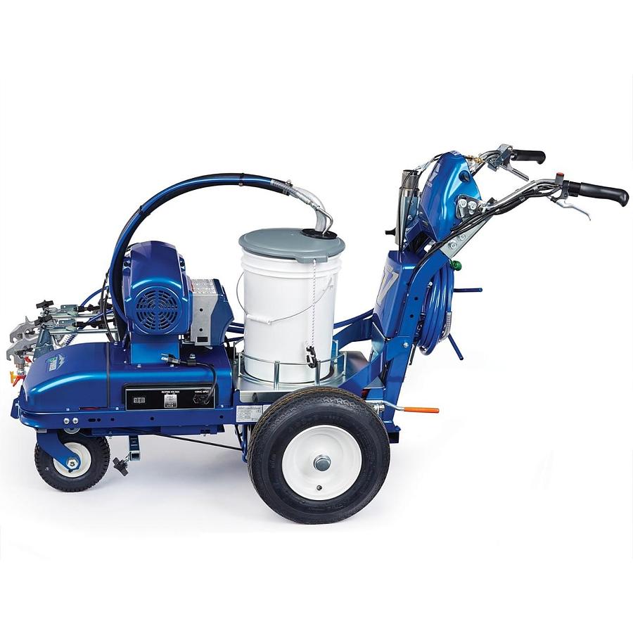 LineLazer V ES 2000 HP Automatic Series Battery-Powered Airless Line Striper, 1 Auto Gun, 1 Manual Gun, LazerGuide 2000
