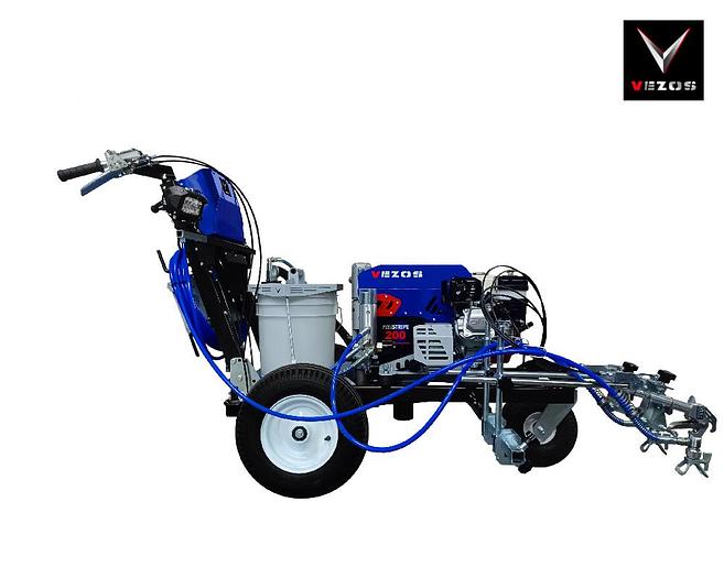Walk Behind Line Striper PROSTRIPE 200 WB - 2 Paint Gun - Gravity Glass Bead System