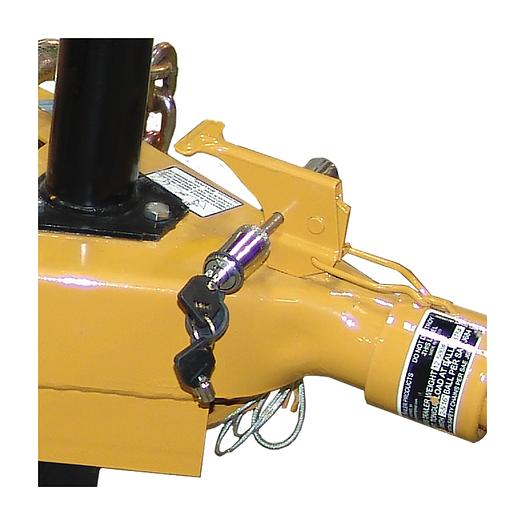 Bulldog Hitch Coupler Lock for Locking Trailer to Truck Hitch