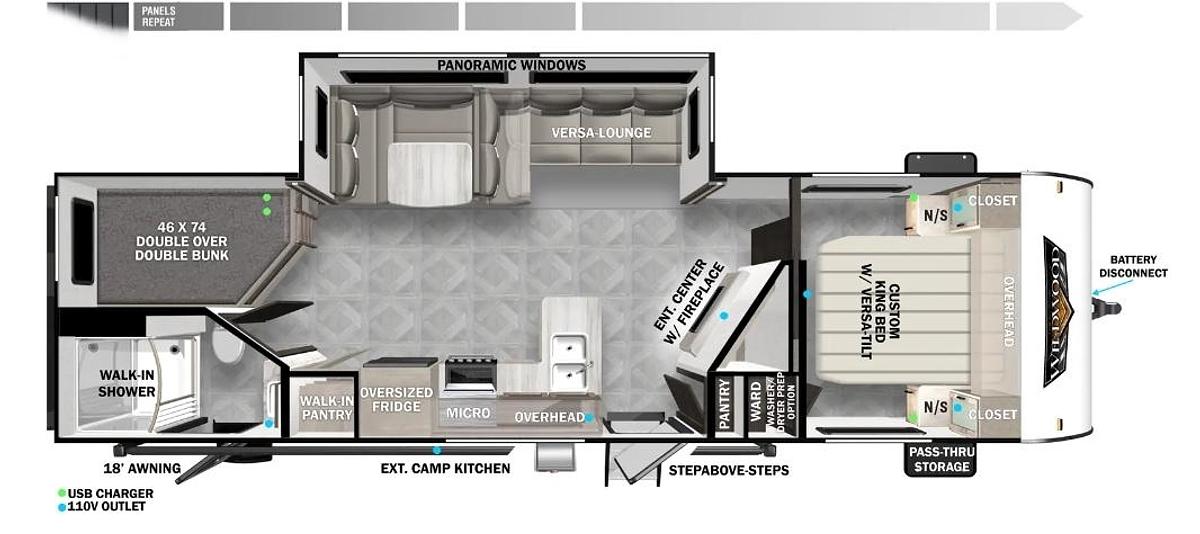 Used 2020 Forest River Wildwood 26 DBUD Travel Trailer