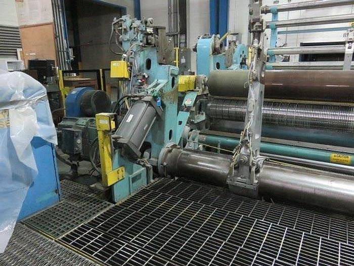 Used 1996 96" CAMERON CENTER SURFACE DUPLEX SLITTER REWINDER