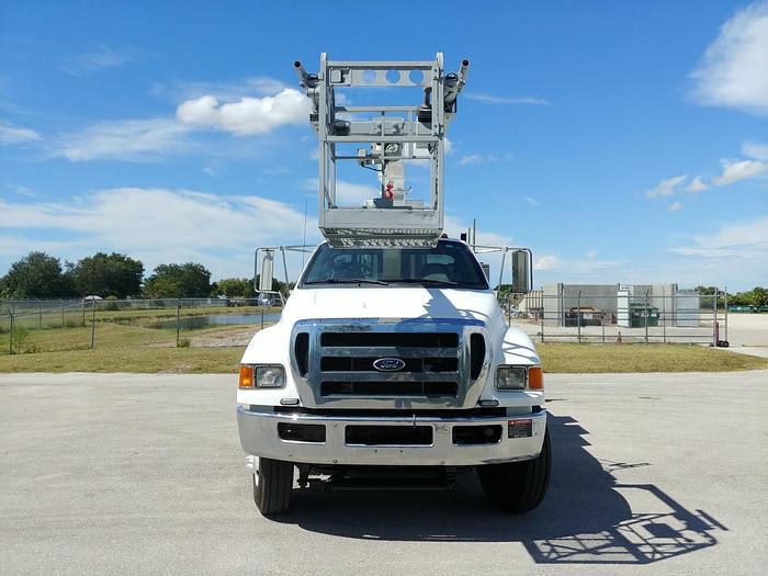 Used Altec A40P 40ft Cable Placer on 2015 Ford F750 Regular Cab Utility Truck - 25016