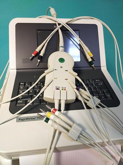 Gebraucht Philips page writer TC30 EKG Gerät auf Trolly