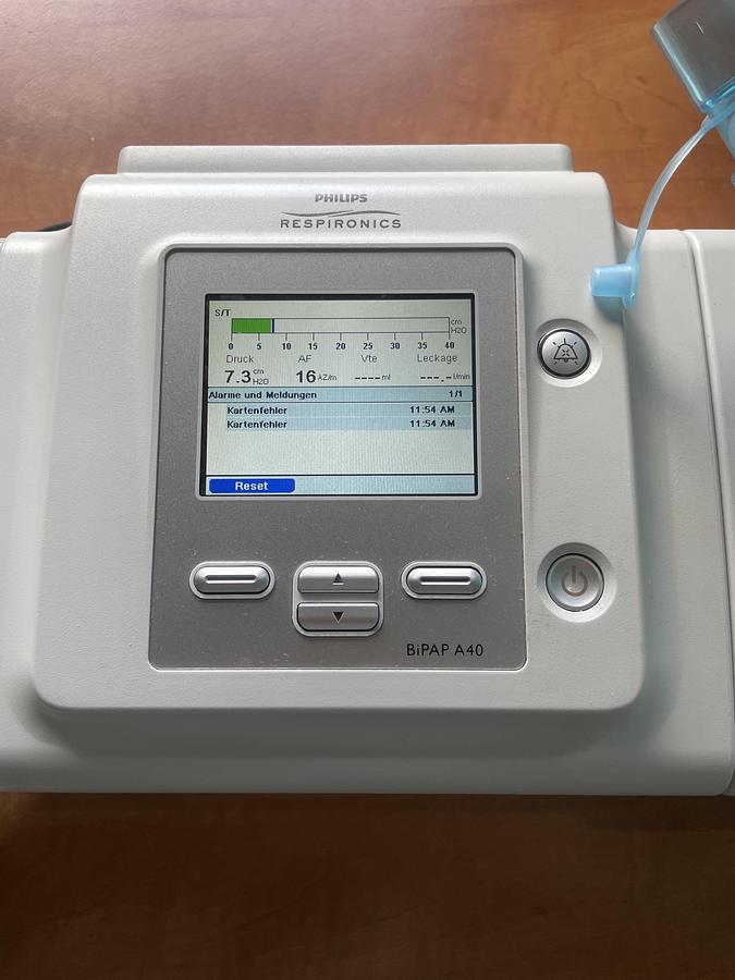 Gebraucht Philips BiPAP A40 bi-level Beatmungsgerät