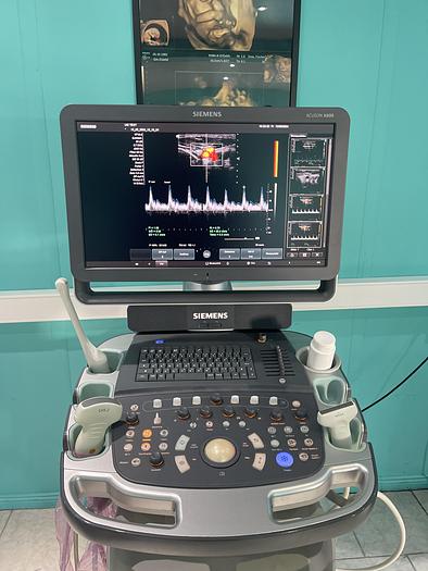 Used Siemens Acuson X600 Ultraschallgerät mit drei Sonden