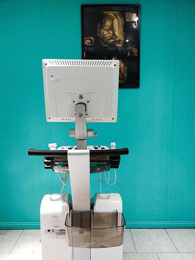 Gebraucht GE  Vivid S5  Ultraschallgerät auf Trolley mit 2 Sonden und EKG Kabel