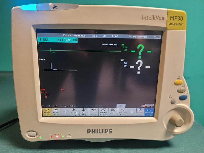 Gebraucht Phillips Intellivue MP 30 Neonatal Patientenmonitor mit Modul
