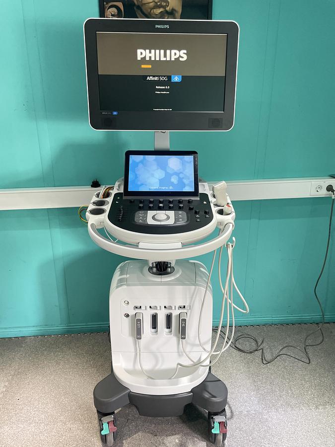 Gebraucht Philips Affiniti 50G Ultraschallgerät mit zwei Sonden