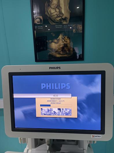 Used Philips iE33 HW G.1  xMatrix Ultraschallgerät mit S5-1 Kardiosonde und Drucker