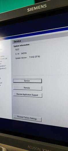 Gebraucht Siemens Acuson X300 Ultraschallgerät mit 3 Sonden