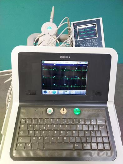 Gebraucht Philips page writer TC30 EKG Gerät auf Trolly