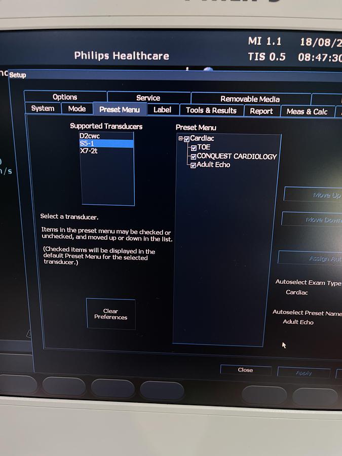 Gebraucht Philips CX50 Ultraschallgerät mit S5-1 Kardiosonde