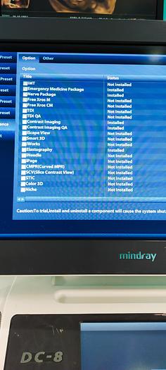 Gebraucht Mindray  DC-8 Ultraschallgerät mit 3 Sonden 