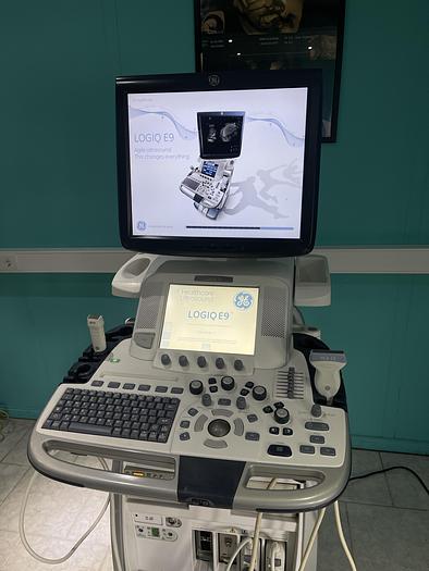 Gebraucht GE LOGIQ E9 Ultraschallgerät mit 2 Sonden und Drucker 