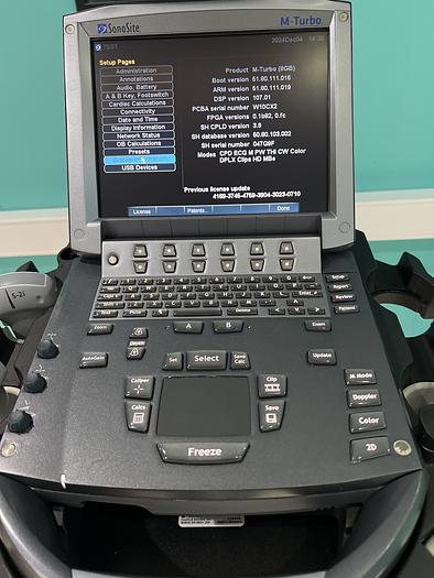 Gebraucht SonoSite  M-Turbo Ultraschallgerät mit drei Sonden