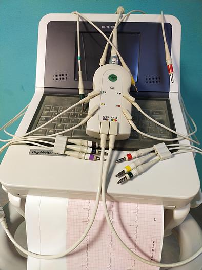 Gebraucht Philips page writer TC30 EKG Gerät auf Trolly