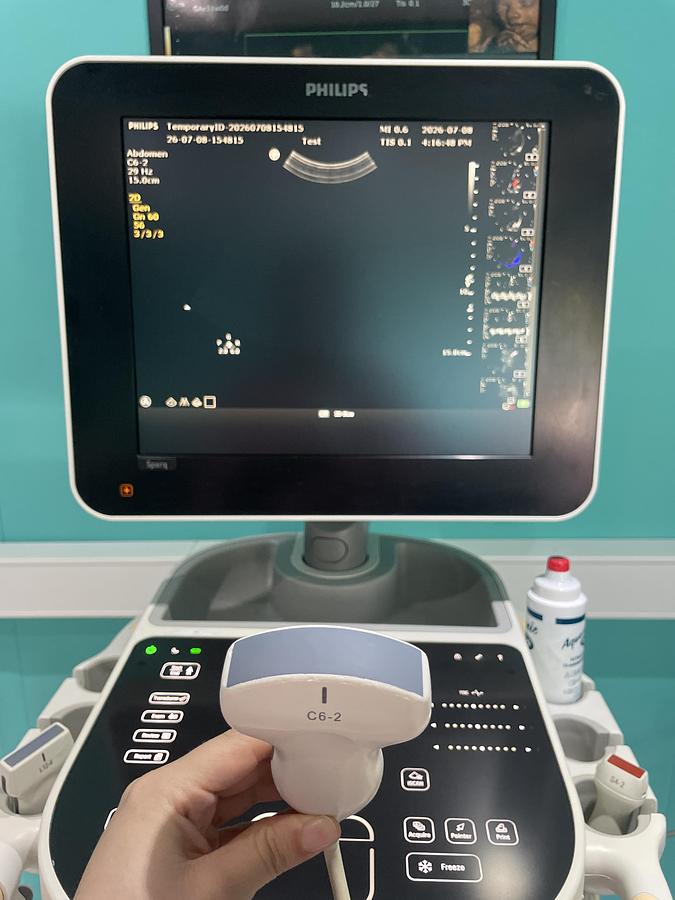 Gebraucht Philips Sparq Ultraschallgerät mit drei Sonden und Drucker