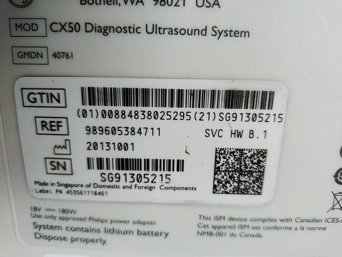 Gebraucht Philips CX50 Ultrasound 