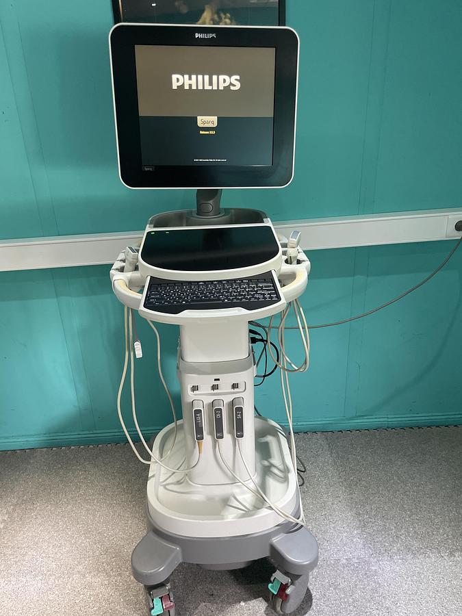 Gebraucht Philips Sparq Ultraschallgerät mit drei Sonden und Drucker