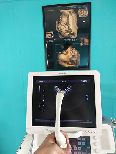 Gebraucht Toshiba Xario Ultraschal Gerät mit drei Sonde