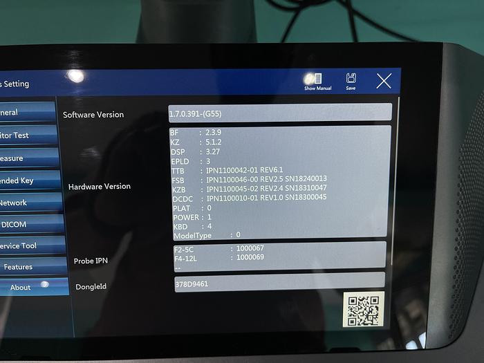 Used Vinno G55 Ultraschallgerät mit Konvex Sonde