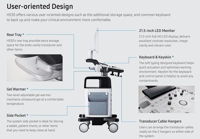 Samsung HS30 Ultraschallsystem