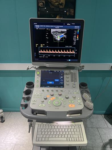 Used Toshiba Aplio 400 Ultraschallgerät mit 2 Sonden