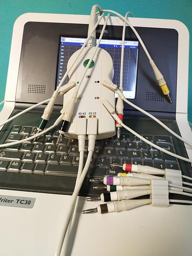 Gebraucht Philips page writer TC30 EKG Gerät auf Trolly