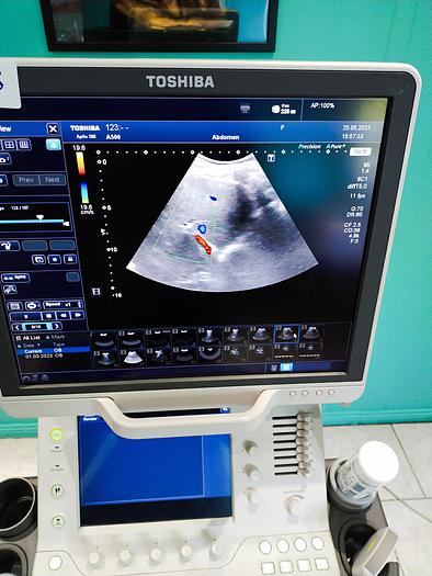 Gebraucht Toshiba Aplio 500 Ultraschallgerät mit 3 Sonden