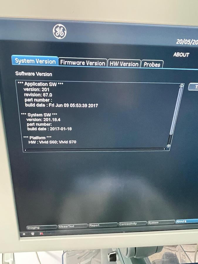 Gebraucht GE Vivid S70 Ultraschallgerät mit zwei Sonden 