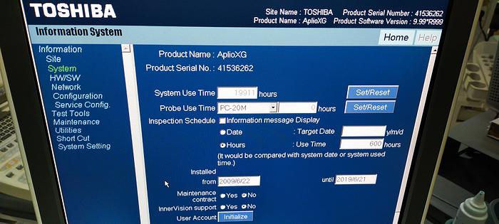 Gebraucht Toshiba aplio XG SSA-790A Ultraschallgerät ohne Sonden