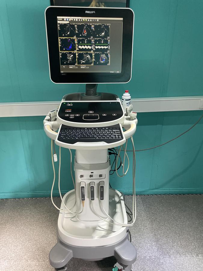 Gebraucht Philips Sparq Ultraschallgerät mit drei Sonden und Drucker