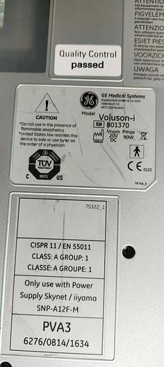 Used GE Voluson i tragbare Ultraschallgerät auf Trolley mit Konvex Sonde