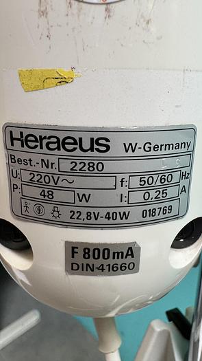Gebraucht Heraeus OP Lampe