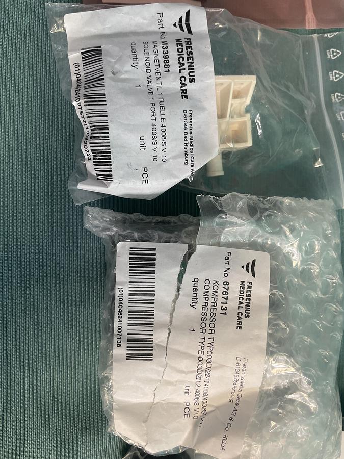 Fresenius Medical Care viele Ersatzteile für 4008 und 4008S