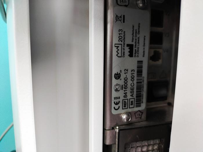 Gebraucht Dräger Infinity C500 Evita V500  Beatmungseinheit auf Trolley SW 2.40