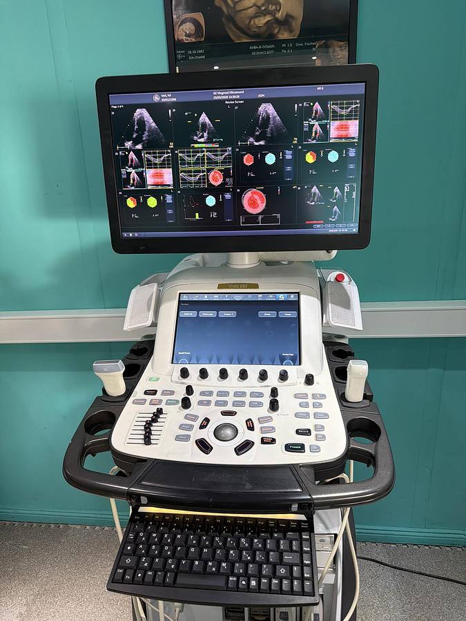 Gebraucht GE Vivid E95 v202 Ultraschallgerät mit zwei Sonden 