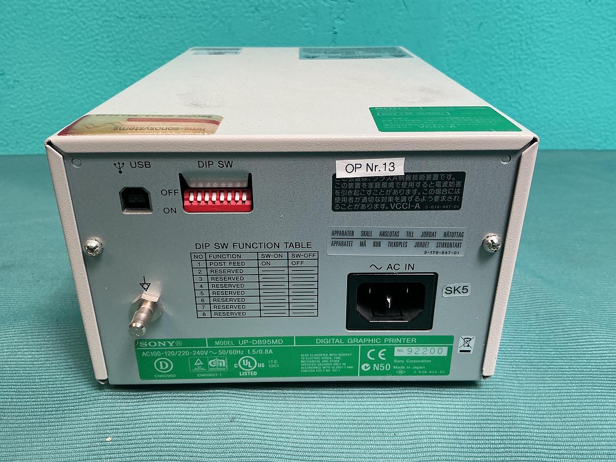 Gebraucht Sony UP-D895 MD Drucker für Ultraschallgeräte