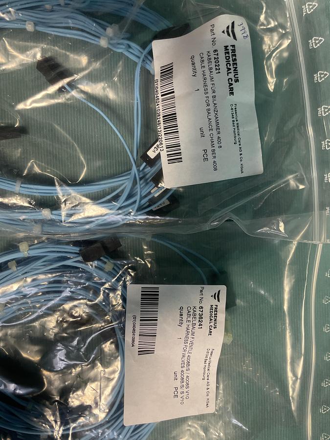 Fresenius Medical Care  Kabelbaum für Ventile 400BB/S / 400BB V10 und  Kabelbaum für Bilanzkammer 400B