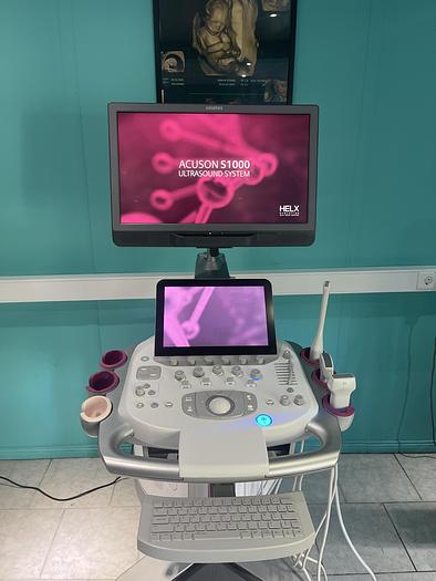 Used Siemens Acuson S1000 Ultraschallgerät mit drei Sonden 