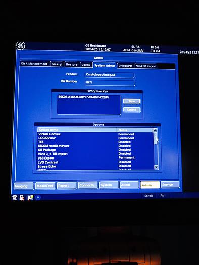Gebraucht GE  Vivid S5  Ultraschallgerät auf Trolley mit 2 Sonden und EKG Kabel