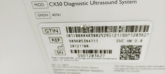 Gebraucht philips ultrasound cx50 mit 2 Sonde linear und sektor