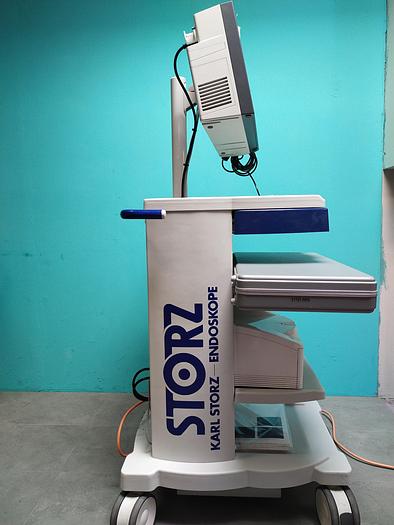 Gebraucht Karl Storz Endoskope Endoskopie Turm auf Trolley mit Zubehör