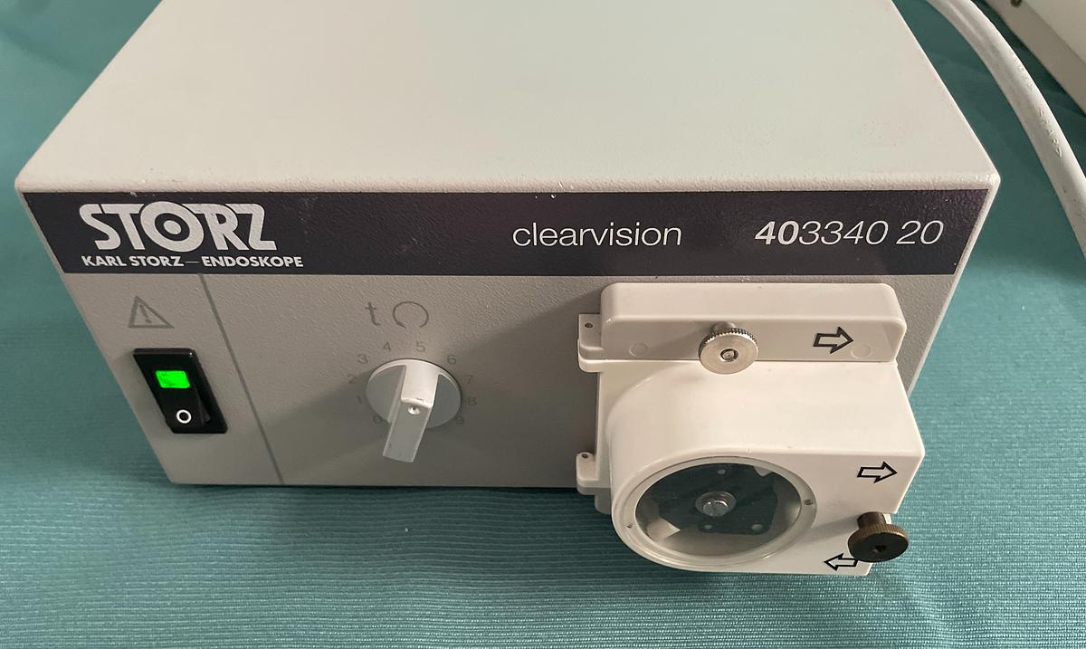 Used  KARL STORZ Clearvision 403340 20 Endoskopie-Spülpumpensystem mit Fußschalter 