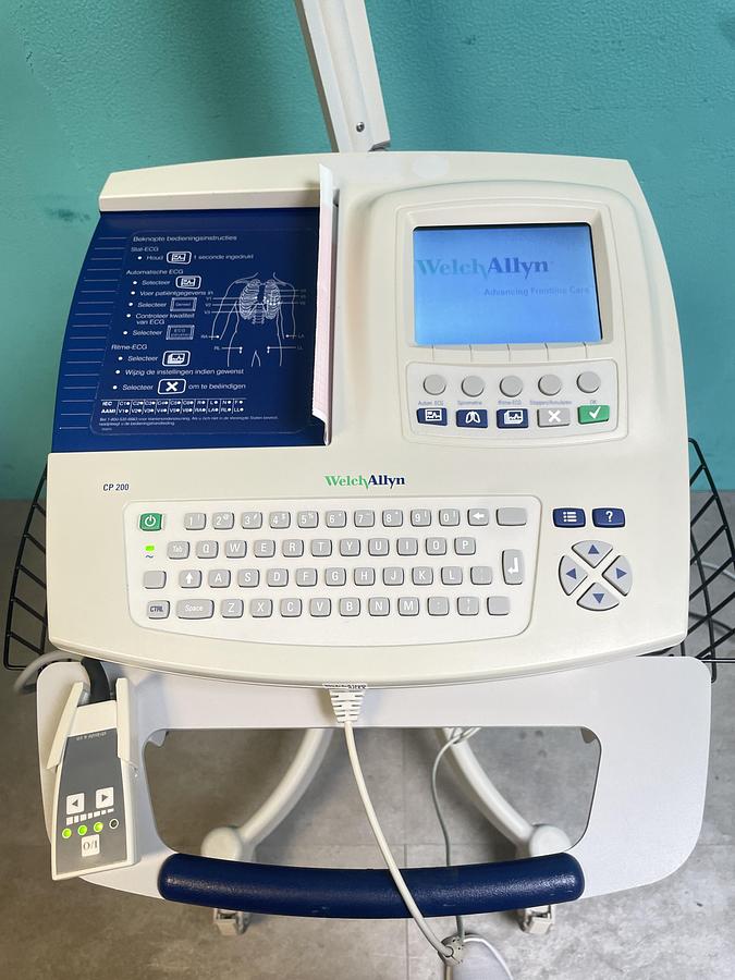 Used Welch Allyn Cp200 Elektrokardiograph EKG-Gerät