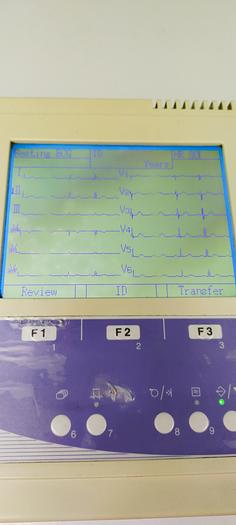 Gebraucht Nihon Kohden Cardiofax GEM EKG Gerät mit EKG Kabel