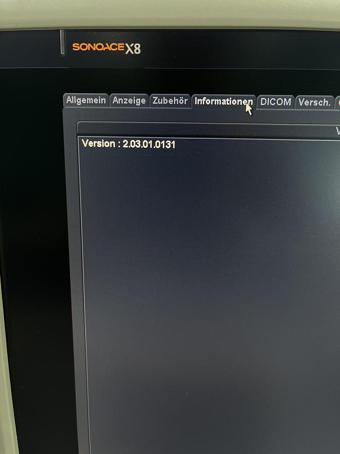 Gebraucht SonoAce X8 Ultraschallgerät mit drei Sonden und Drucker