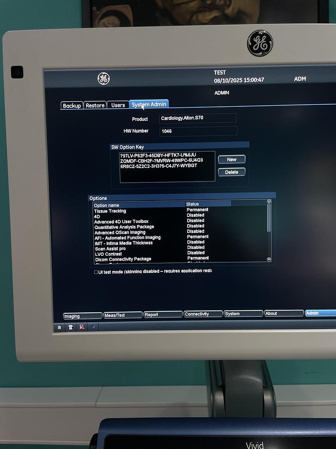 Gebraucht GE Vivid S70 Ultraschallgerät mit zwei Sonden