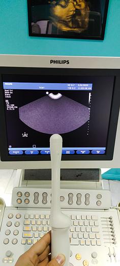 Gebraucht Philips 3D9-3v Endovaginal Breitband-Convex-Schallkopf