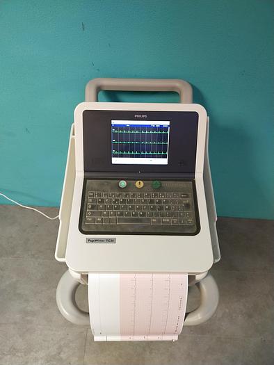 Gebraucht Philips page writer TC30 EKG Gerät auf Trolly